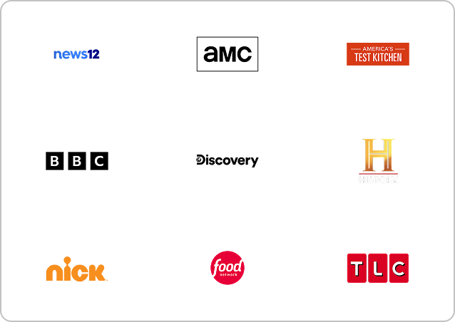 Entertainment TV channel logos — 80 plus channels for top-rated shows and entertainment
