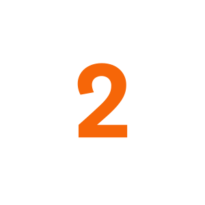 Number two icon