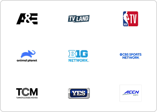 Everything TV channel logos — 200 plus channels including sports news and entertainment