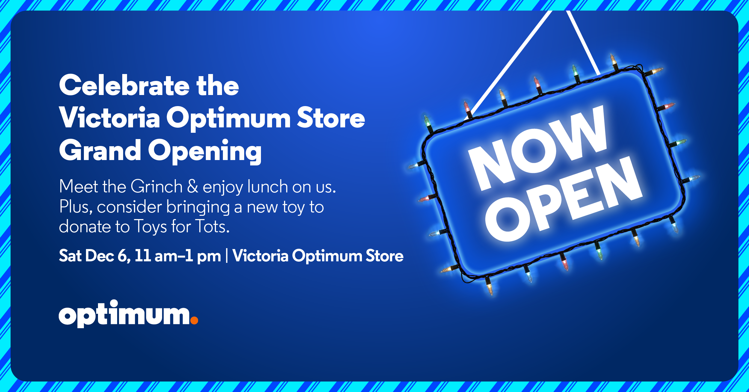 Optimum Store Grand Opening in Victoria, TX-Meet The Grinch