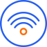 Icon - Streamlined WiFi Signal.