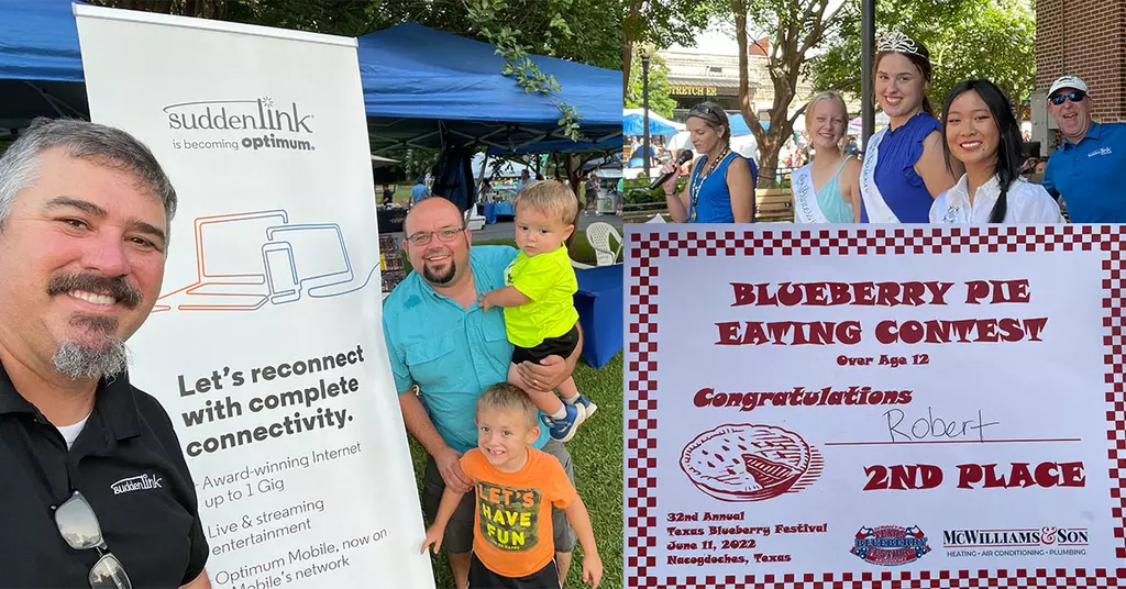 Optimum Sponsors the Blueberry Festival