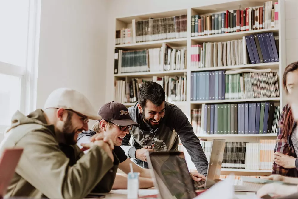 people collaborating on a project