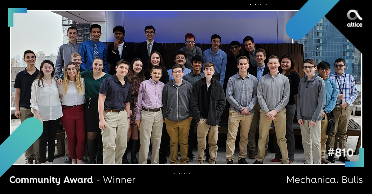 Altice Future Innovator Award Winners 2020 Community Award Winner