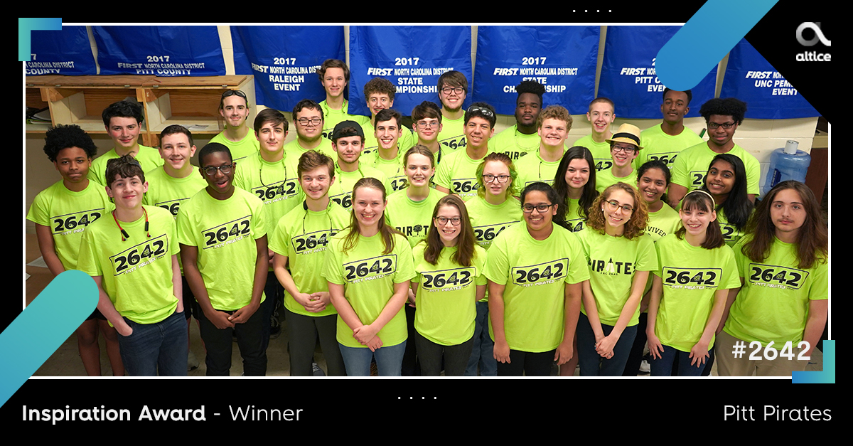 Altice Future Innovator Award Winners 2020 Inspiration award winner The Pitt Pirates