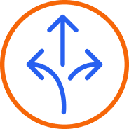 Icons representing internet security features: Automatic Malicious Site Blocking, Rapid Mitigation, DNS Security Protection, and Proactive DDoS Detection.