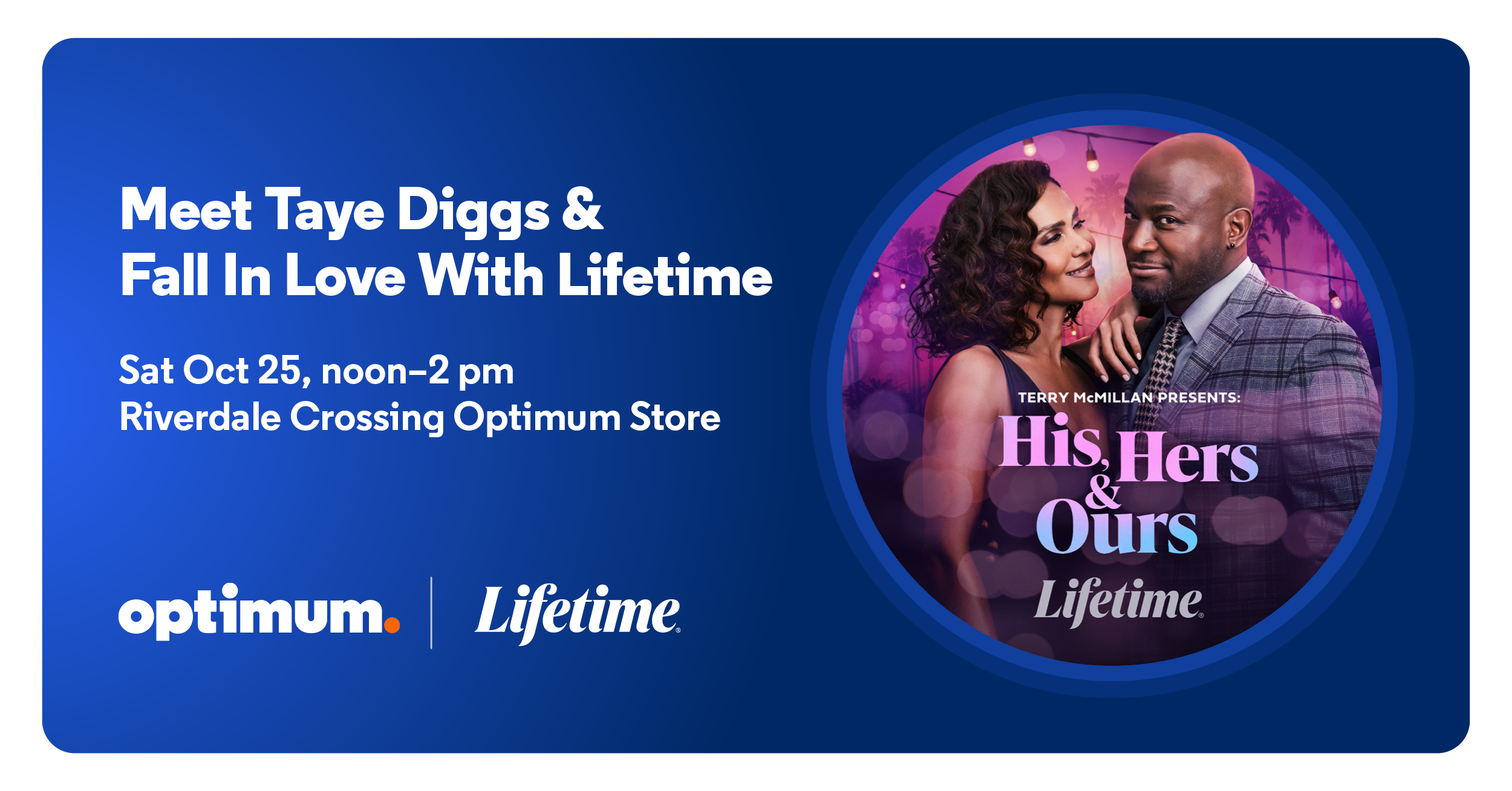 Meet Taye Diggs @ Optimum Riverdale Crossing