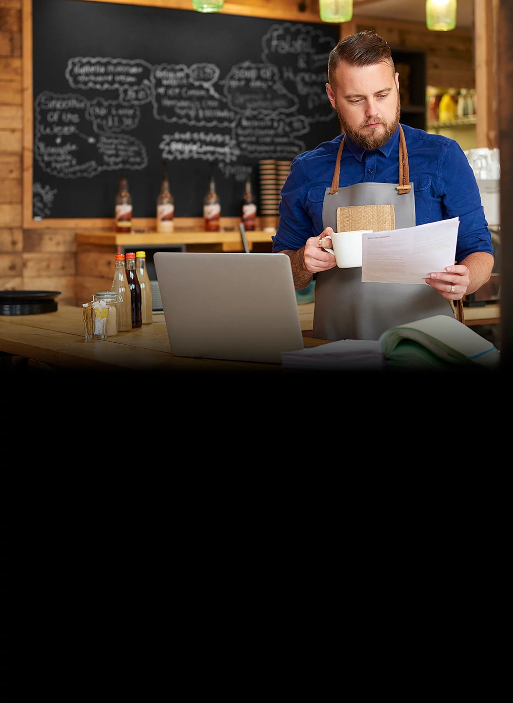 Small business interior showing reliable fiber internet connectivity for retail operations