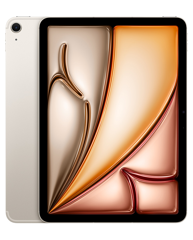 iPad Air（M2） 11インチ 128GB ブルー 11インチiPad Air（M2）Wi‑Fi + Cellular 128GB - スターライト