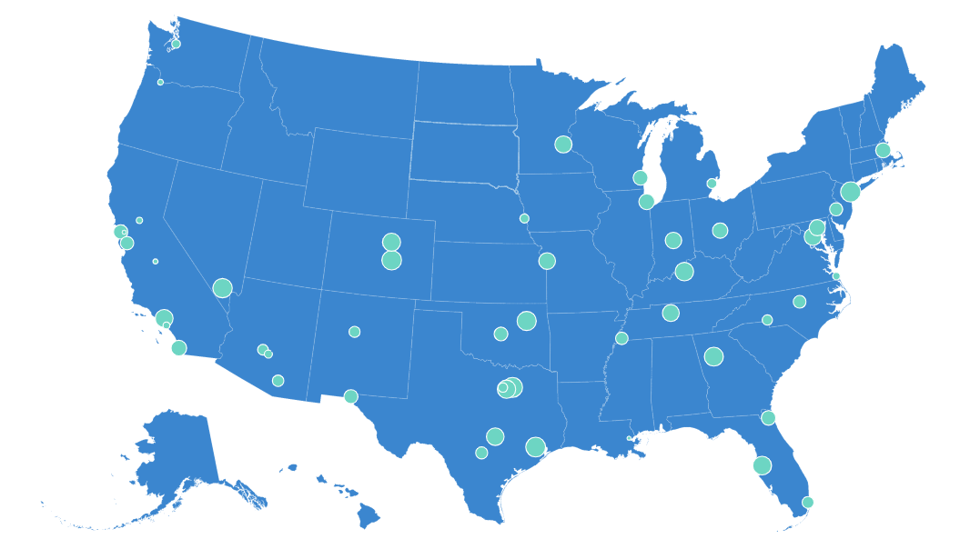 The Top 50 Tech Hub Cities in the US, Ranked Optimum